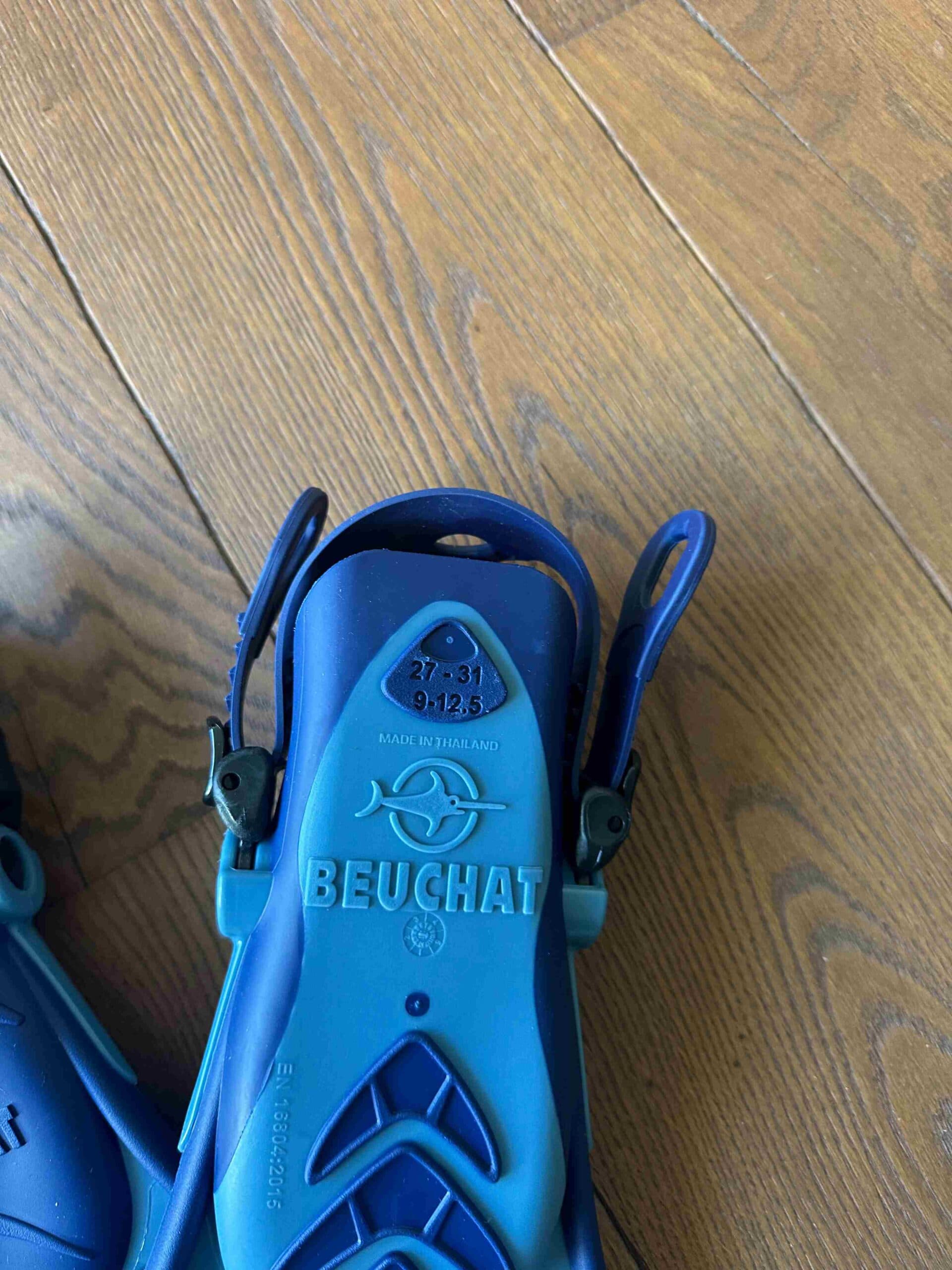 Photo 2 de l'annonce: Kit palmes masque tuba Beuchat oceo taille 27-31