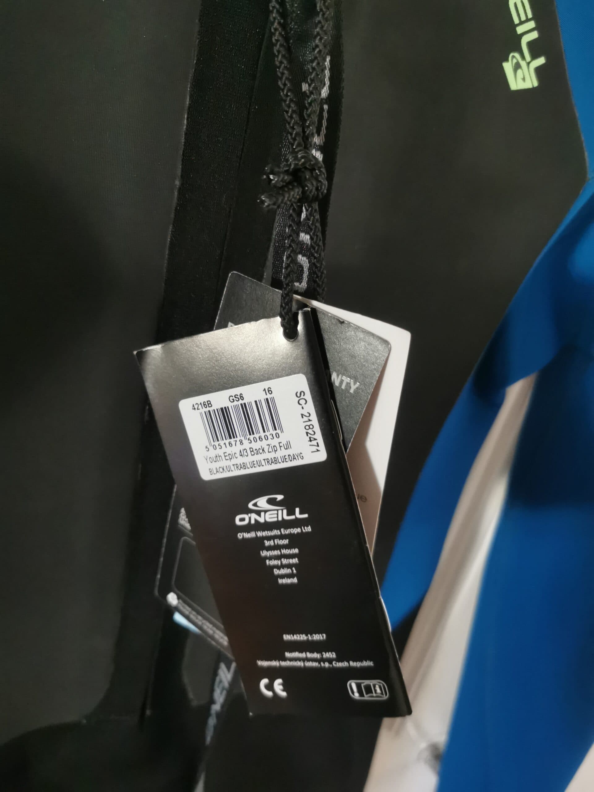 Photo 2 de l'annonce: Combinaison neoprene 16 ans o'neill youth epic 4/3 black zip full