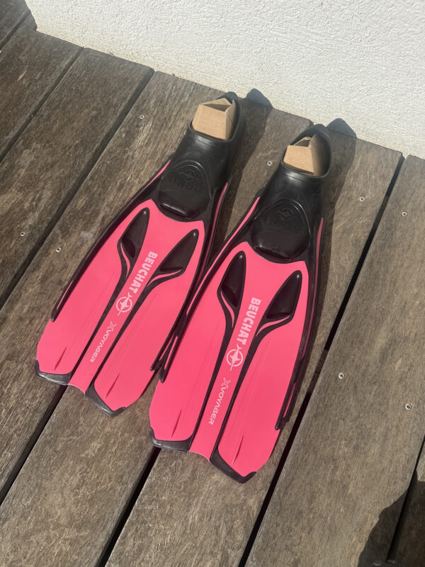Palme Beuchat X-Voyageur Rose taille 32-33